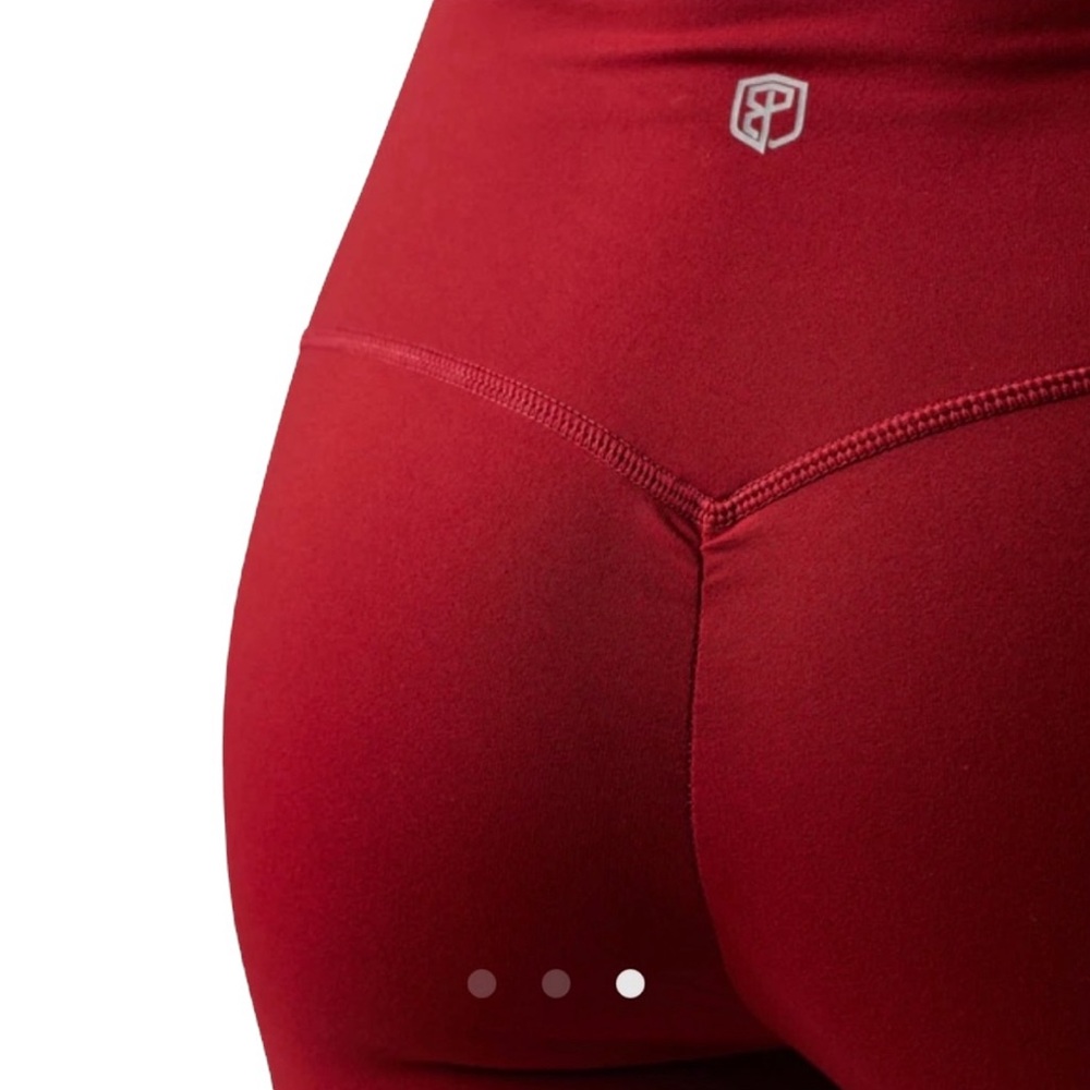 Born Primitive Leggings Lift Yourself Up 7/8 NWT Red Wine XXL Activewear Athlete - Picture 2 of 14